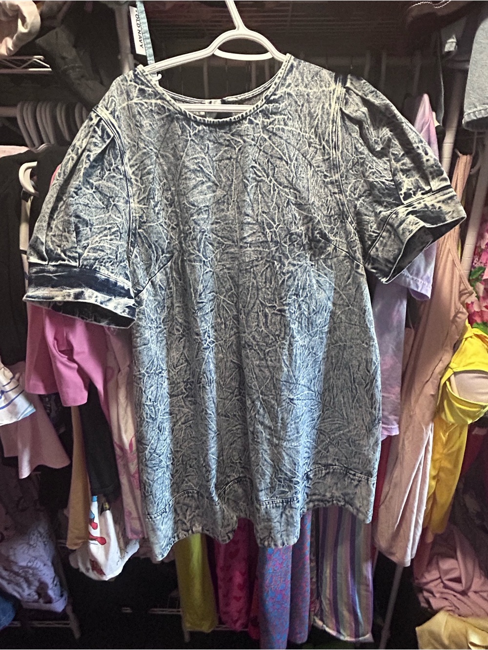Who What Wear Acid Wash Target Dress